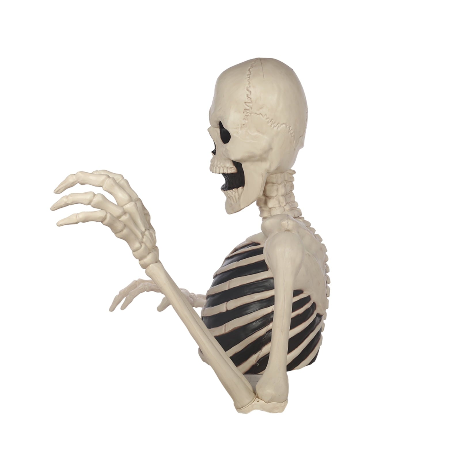 48" Halloween Giant Groundbreaker Skeleton, Halloween Decoration for Outdoor Yard and Porch