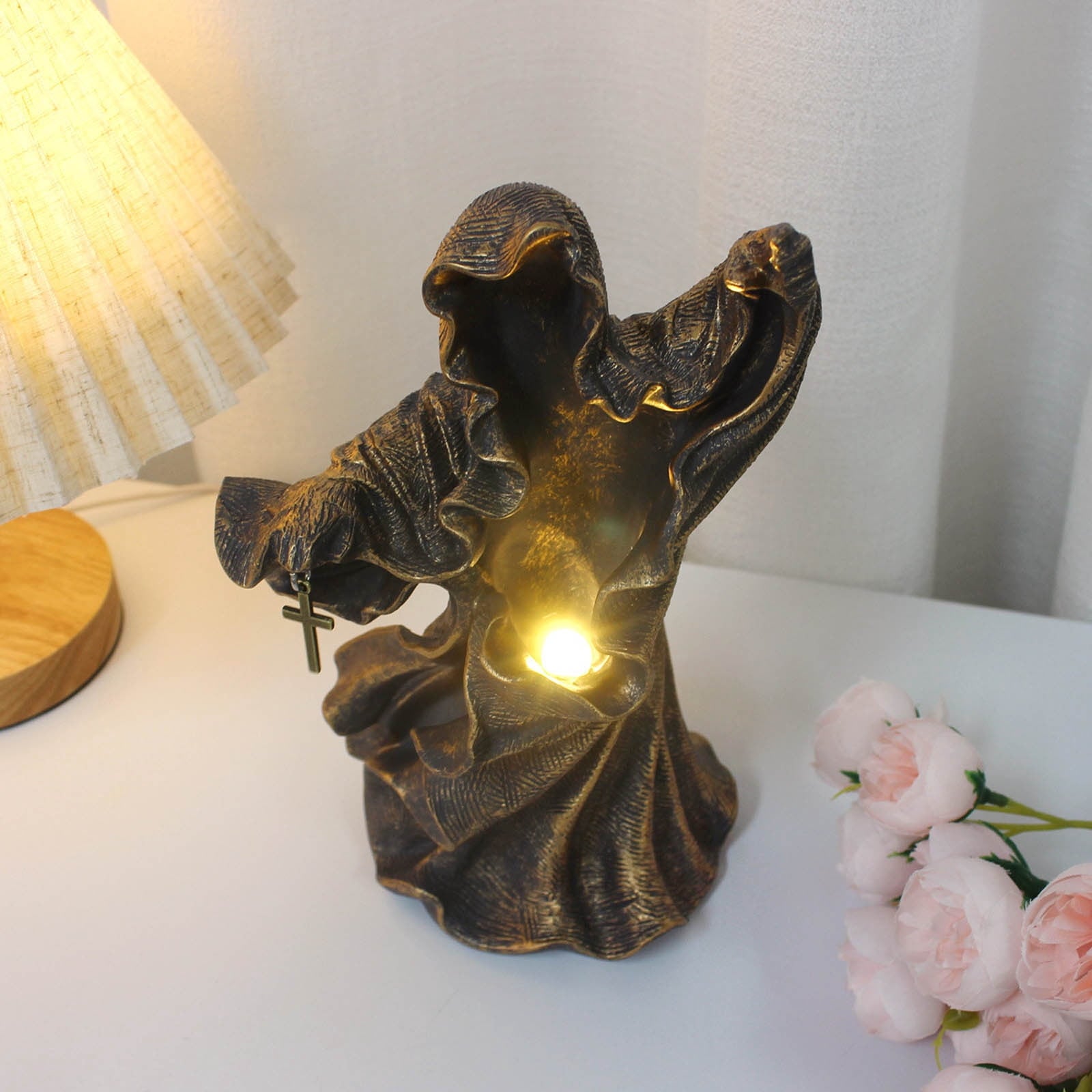 Fridja Hell Messenger With Lantern Witch Decoration Lantern The Ghost Looking For Light Halloween Decorations