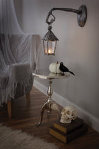 Halloween Light Up Skeleton Lantern Tabletop or Hanging Wall Decoration