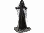 5 Ft. 6 Standing Animated Bride with Black Dress Halloween Decoration - One Size