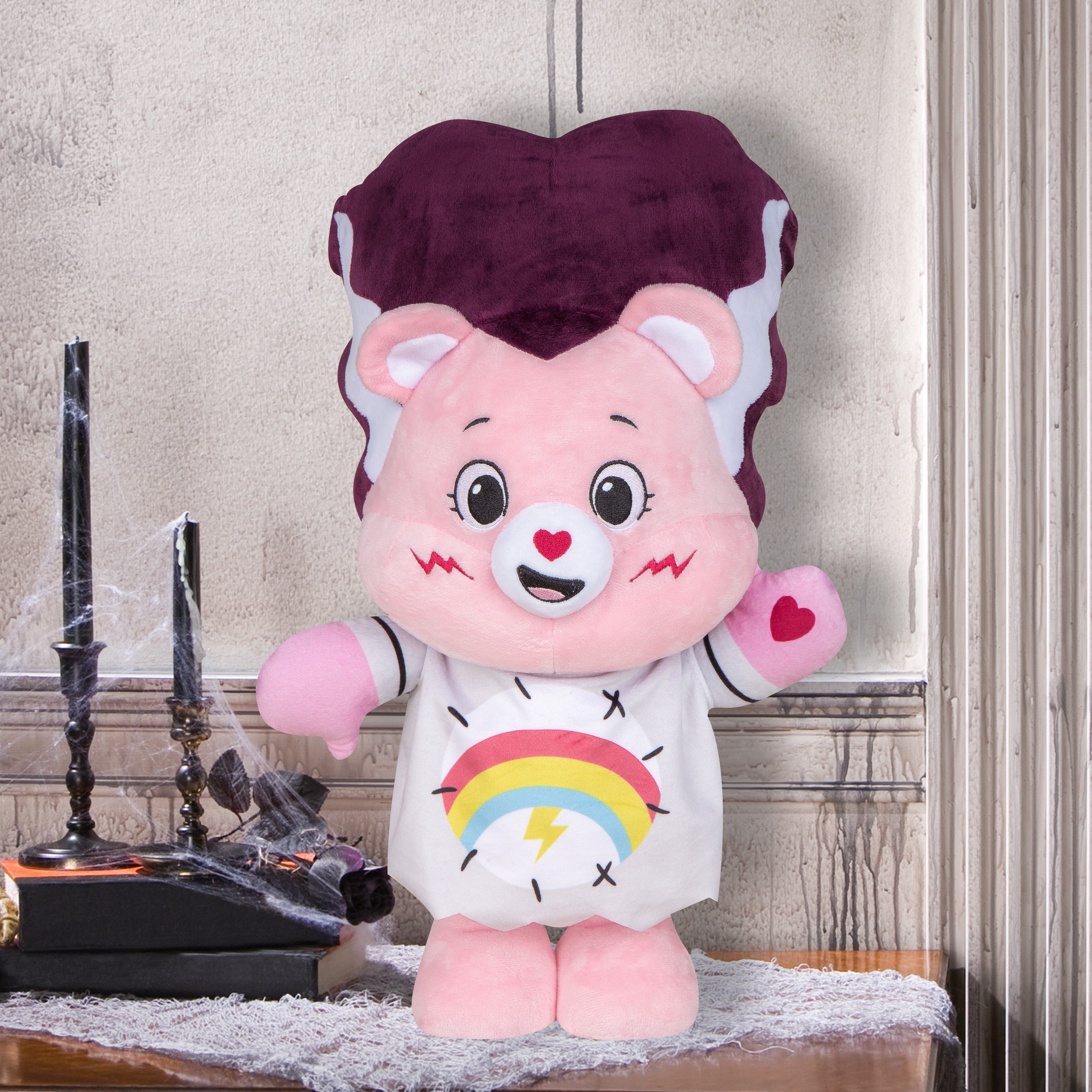Halloween Porch Greeter Bride of Frankie Care Bears 15.74 in x 9.84 in x 18.50 in 1.47 lb  Indoor/Outdoor Halloween Decoration
