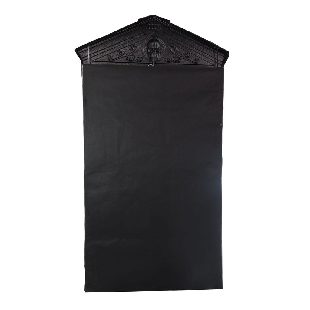 6.7 ft. Motion-Triggered Mausoleum Halloween Animatronic by Tekky, HHMAUSOLEUM-1FLSA