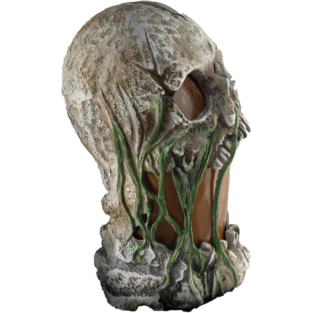 Tekky Toys 12" Light-Up Animated Flaming Rotted Skull Halloween Decoration