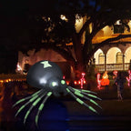 Patiojoy Halloween Decoration 6FT Inflatable Blow-Up Spider With LED Lights Outdoor Yard