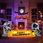 10' Halloween Inflatables Outdoor Halloween Tomb Decoration Banner Blow up Decor