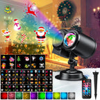Outdoor HD projector light, remote control 16 switchable modes, Christmas Halloween celebrations, birthdays, weddings and parties, waterproof light show