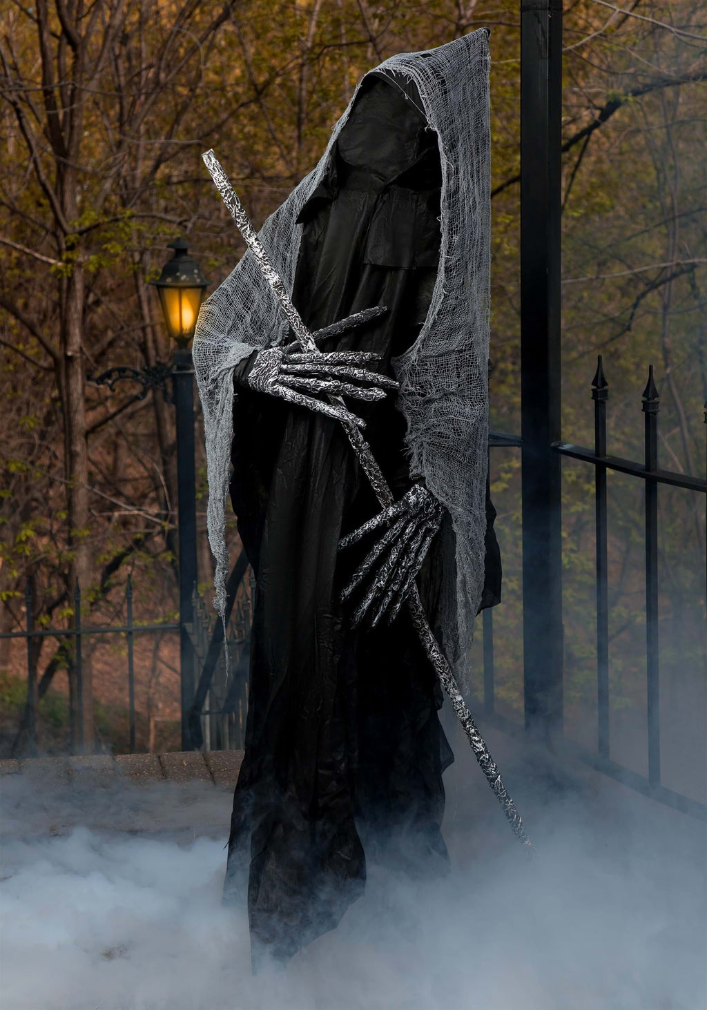 6 Ft Grim Reaper with Staff Adult Decoration