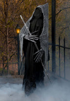 6 Ft Grim Reaper with Staff Adult Decoration