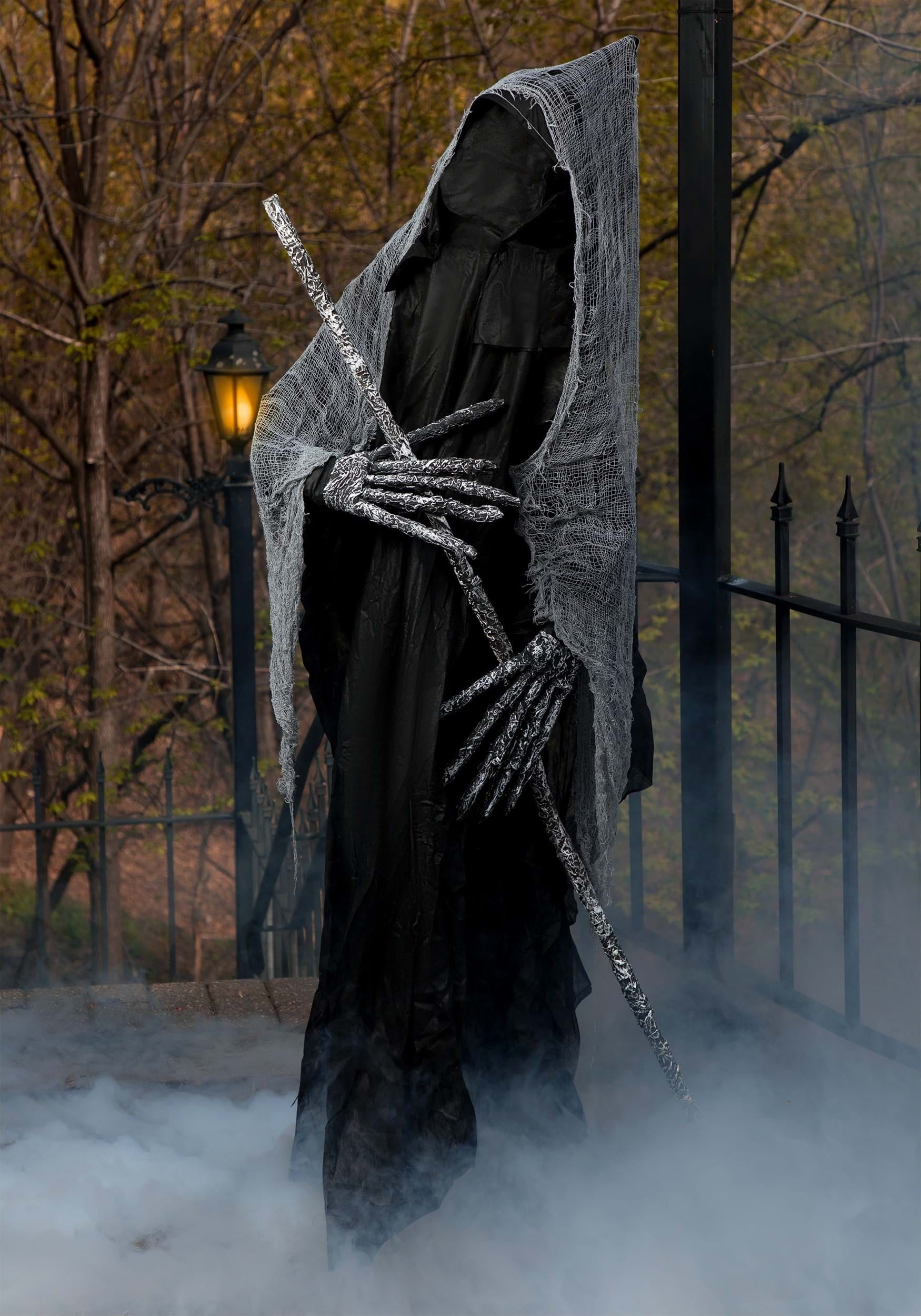 6 Ft Grim Reaper with Staff Adult Decoration