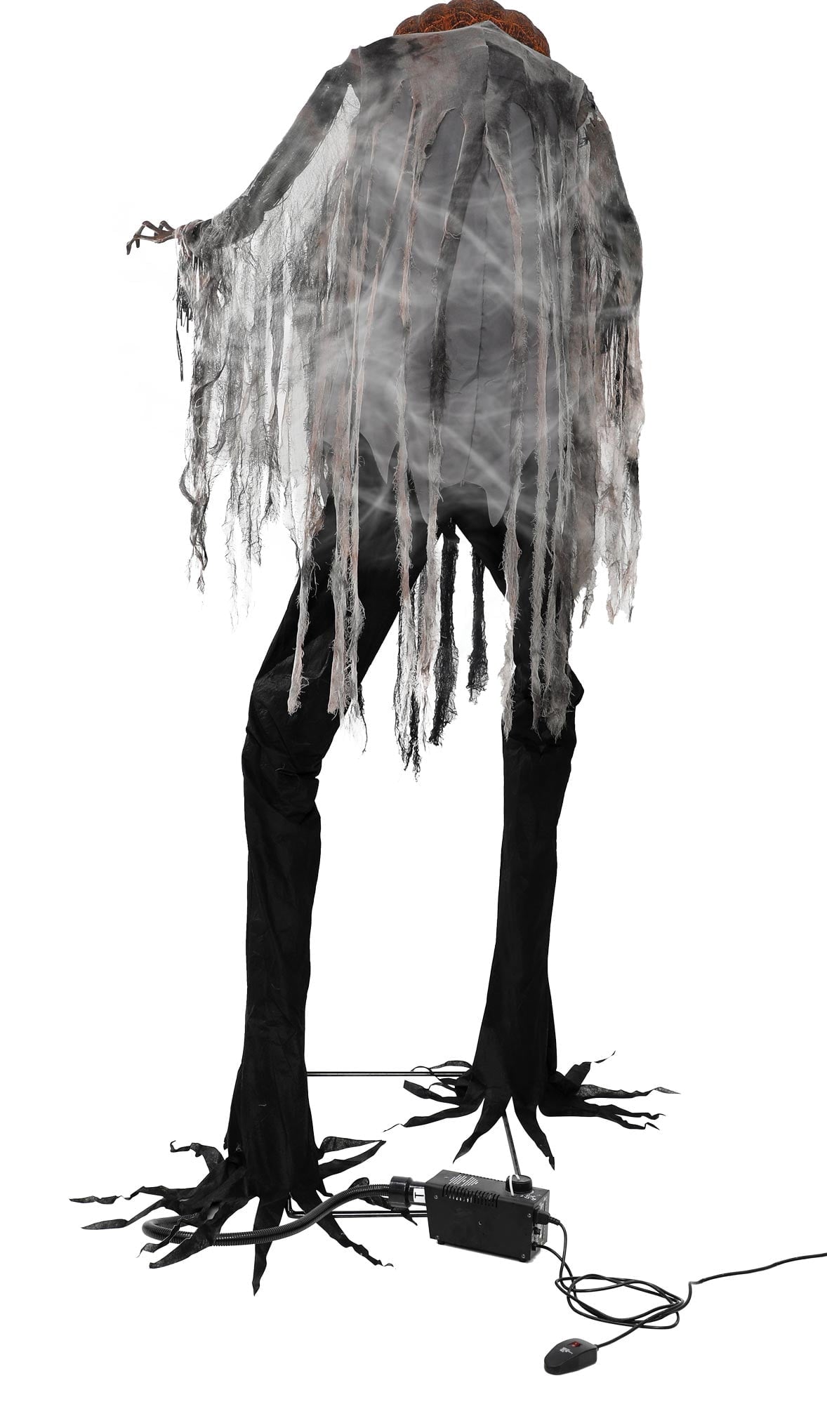 7 ft. Animated Scorched Scarecrow with Fog Machine Halloween Decoration