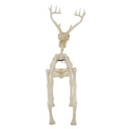 LED Illuminated Deer Skeleton, 60-inch, Halloween Decoration