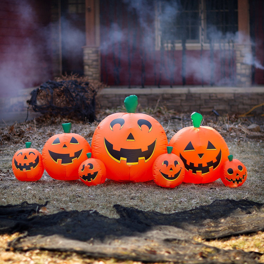 8 ft Inflatable Pumpkin Patch Decoration