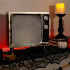 11.8 in Haunted TV by Tekky, Premium Halloween Animatronic, HHHAUNTTV-1FLSA