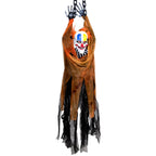 42" Animated Halloween Clown with LED Eyes Decoration