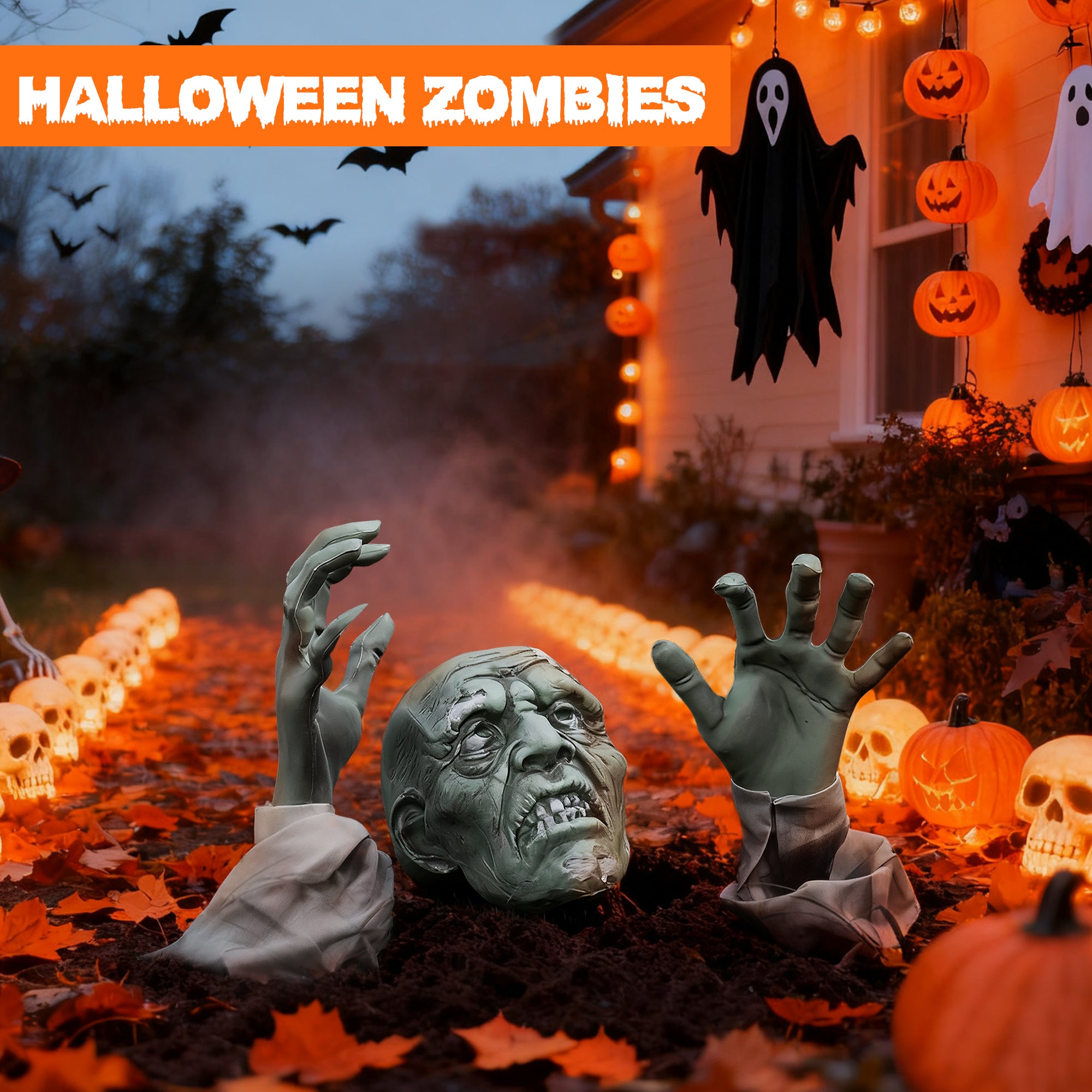 Halloween Zombie Decorations Scary Halloween Decorations Halloween Yard Decorations Halloween Decorations OutdoorLawn, Yard, Patio, Graveyard Decoration, Haunted House Prop