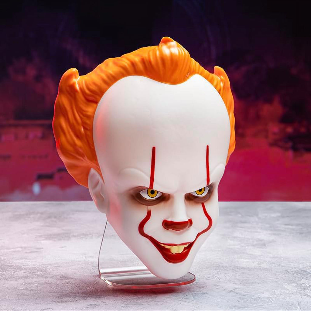 Paladone Halloween White Pennywise Mask, 15.5" x 18.2"