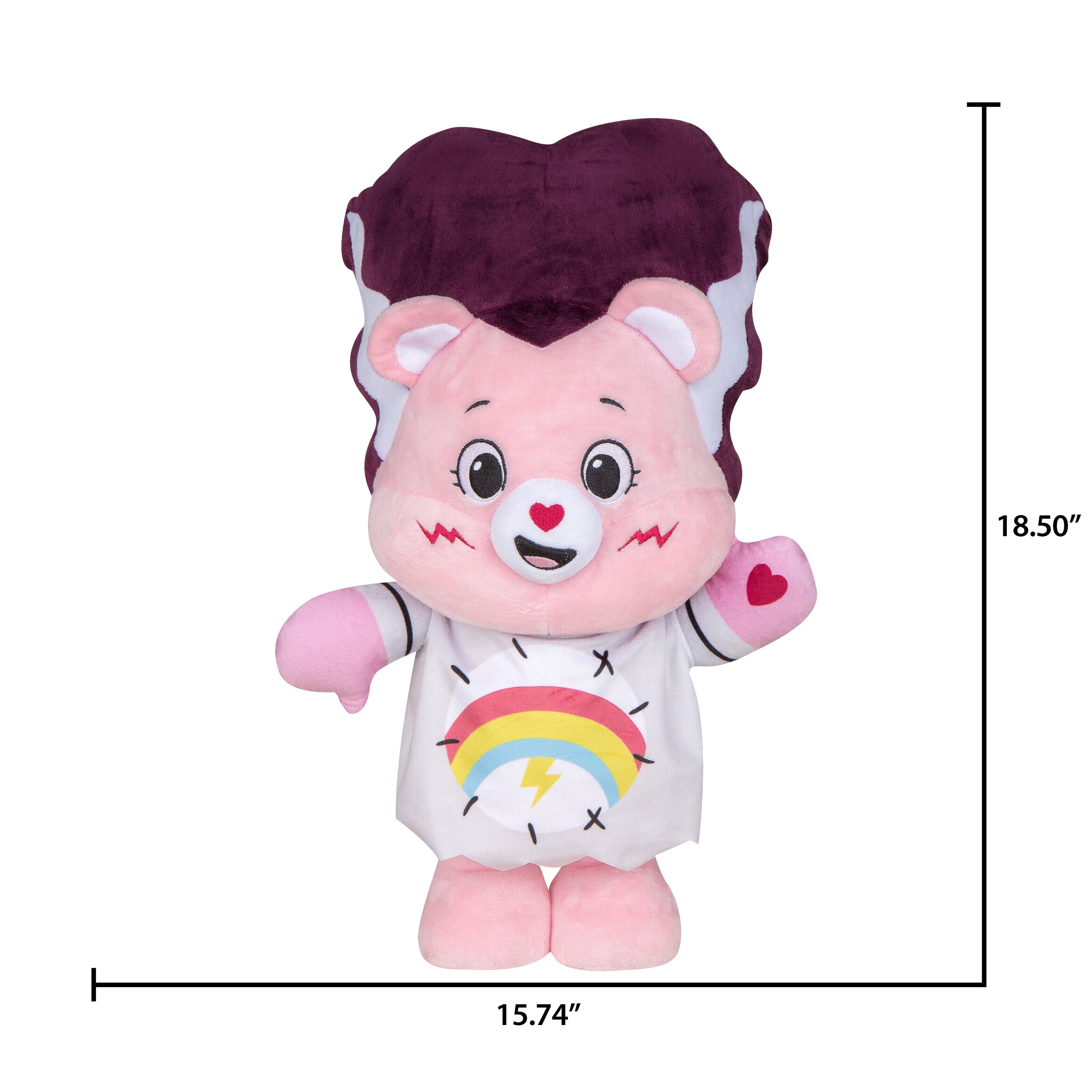 Halloween Porch Greeter Bride of Frankie Care Bears 15.74 in x 9.84 in x 18.50 in 1.47 lb  Indoor/Outdoor Halloween Decoration