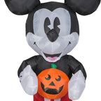 Airblown Inflatable Retro Mickey Mouse with Pumpkin 5ft tall