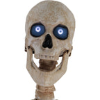 8 ft Tall Motion-Activated Towering Skeleton, Premium Talking Halloween Animatronic Decoration, Plug-In, HHTWRSKEL-2FLSA