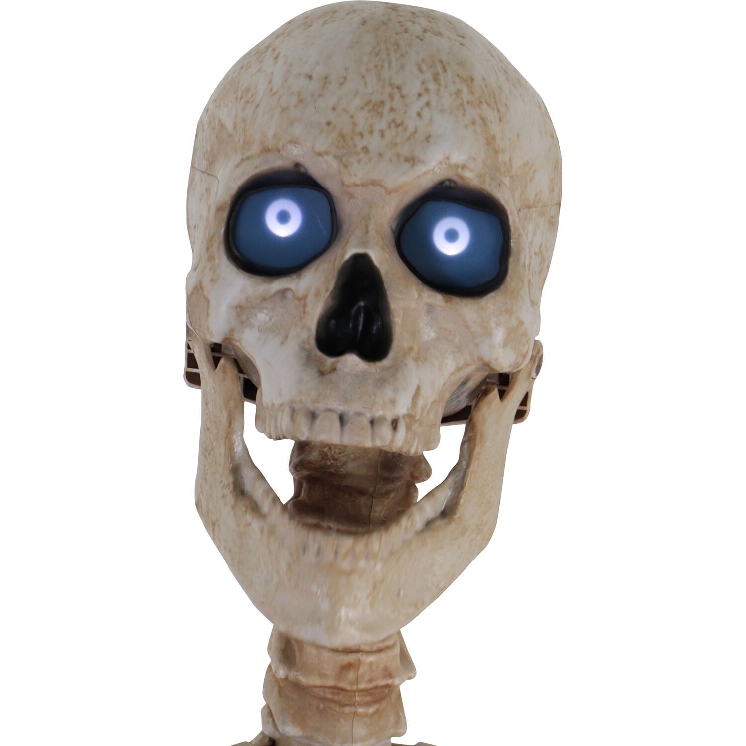 8 ft Tall Motion-Activated Towering Skeleton, Premium Talking Halloween Animatronic Decoration, Plug-In, HHTWRSKEL-2FLSA