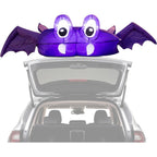 Zone Tech 6 FT Inflatable Bat Car Trunk Decor with Built-in LEDs, Blow Up Decoration for Halloween (1-Pack)