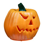 9.75" Jack-O-Lantern Animated Double-Sided Halloween Pumpkin - Orange/Green