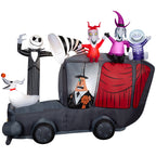 10' Airblown Inflatable Halloween Disney's Nightmare Before Christmas Mayor-Mobile Scene Yard Decoration 221590