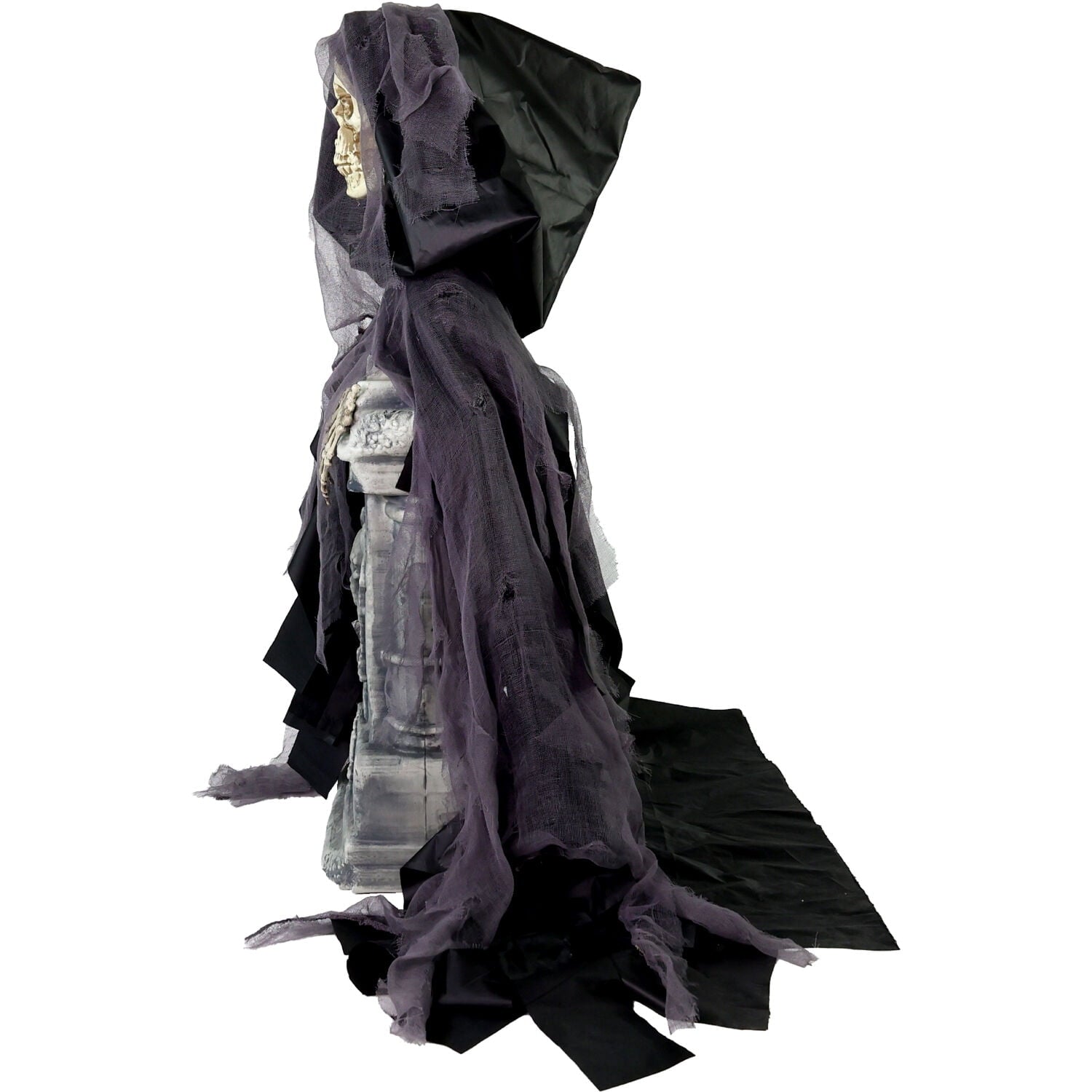 3 ft Touch-Activated Rising Reaper with Tombstone Halloween Accessory, HHRPRTOMB-2FLSA