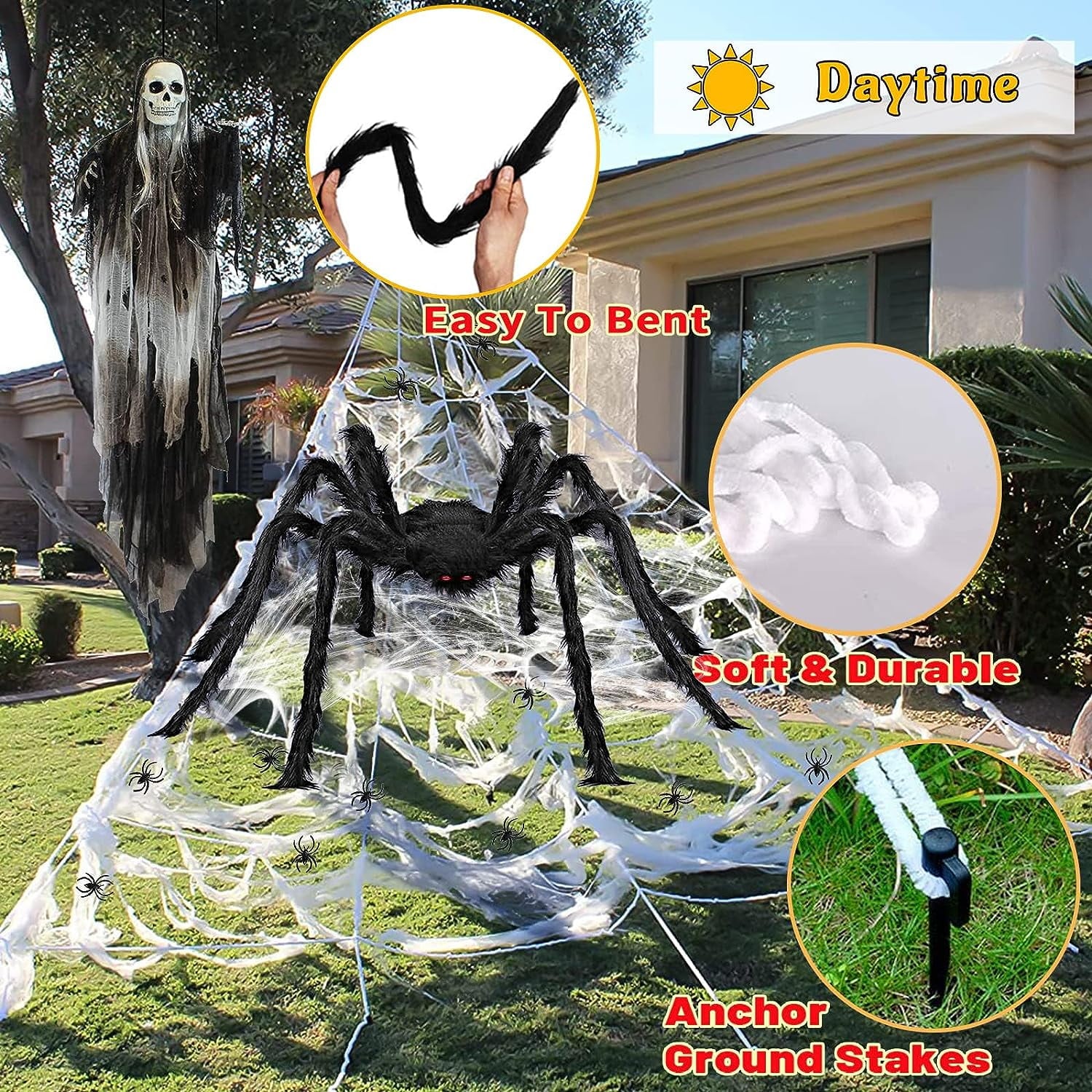 Xylobyte Halloween Decorations Purple Outdoor Decorations (1.28 lb)